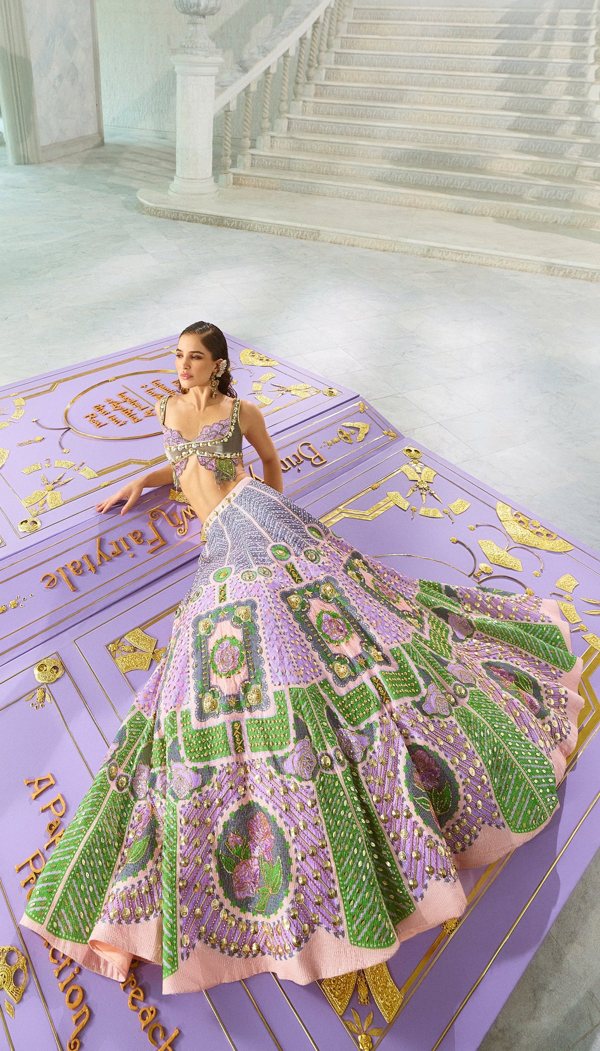 Dear Dahlia Lehenga set